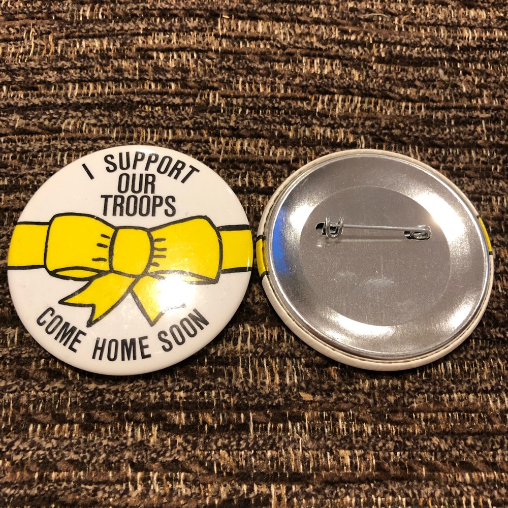 I Support Our Troops, Come Home Soon Pins